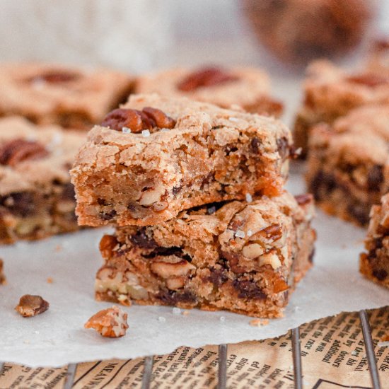 Butter Pecan Blondies (GF & DF)