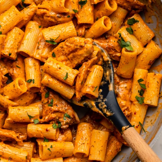 One Pot Buffalo Ranch Pasta