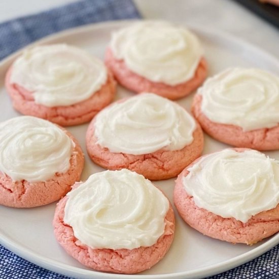 Strawberry Lemonade Cookies