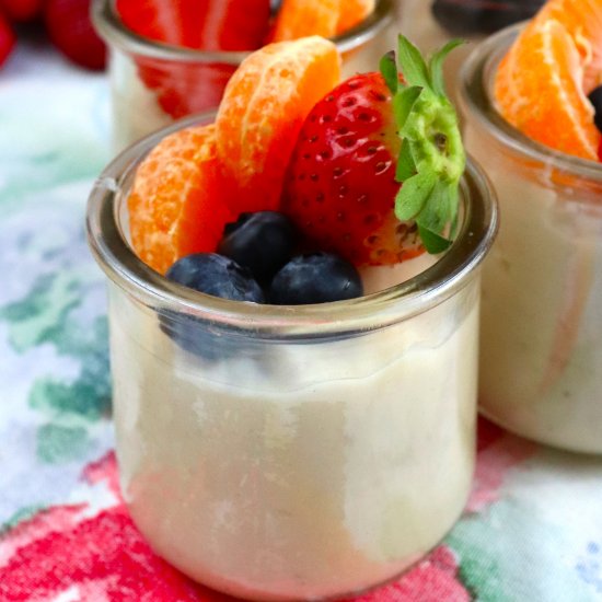 Vegan White Chocolate Pudding