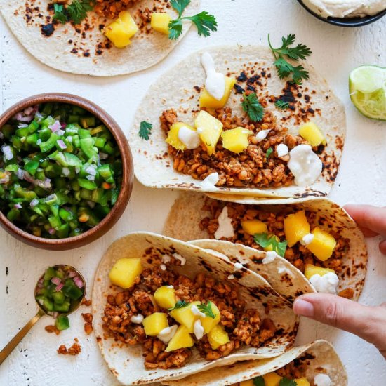 Spicy Tempeh Tacos