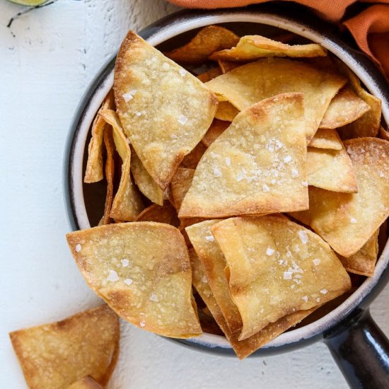 Homemade Baked Tortilla Chips