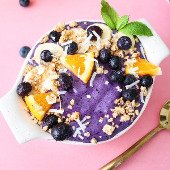 Blueberry Mint Smoothie Bowl