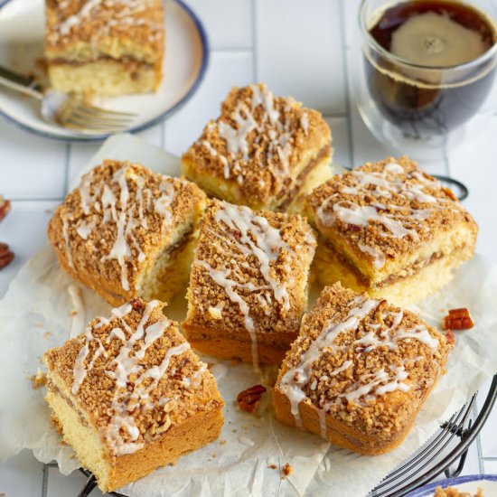 Cinnamon Streusel Coffee Cake