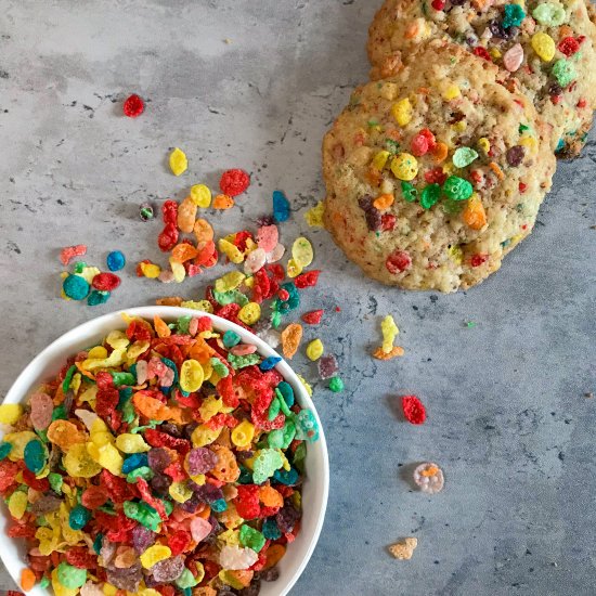 Fruity Pebbles Cookies