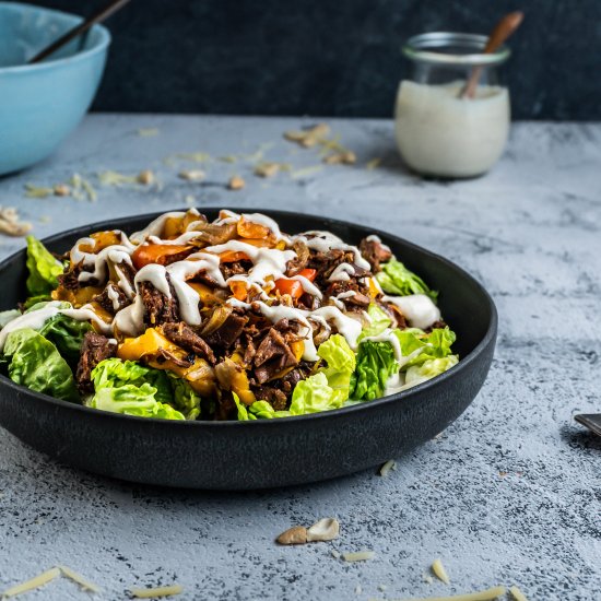 Jackfruit Fajita Salad