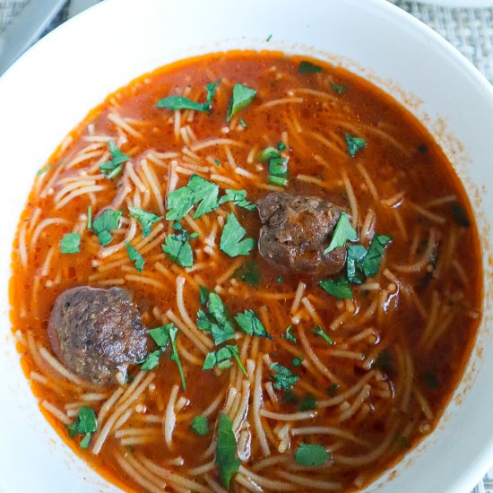 Meatball Vermicelli Soup