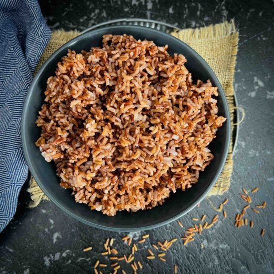 red rice in instant pot