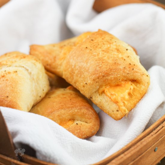 Cheddar Cheese Stuffed Crescents