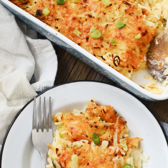 3 Ingredient Hash Brown Bake