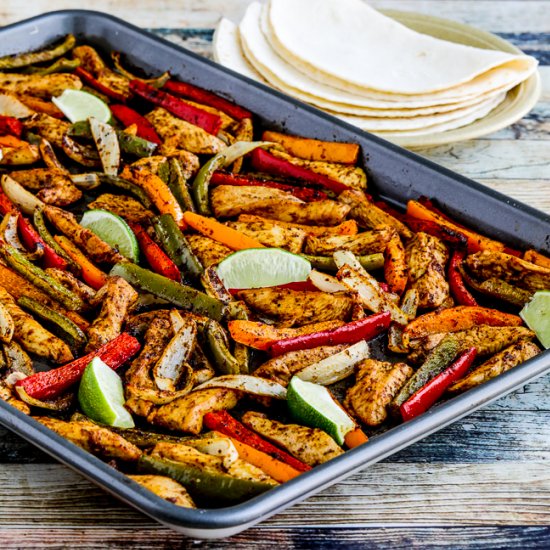 Sheet Pan Chicken Fajitas