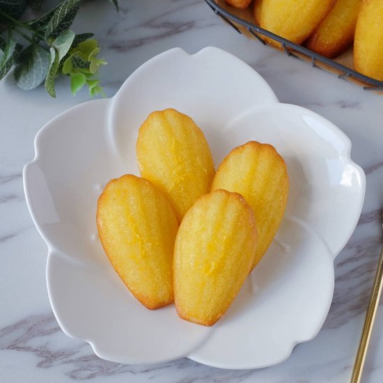 Lemon Olive Oil Madeleines