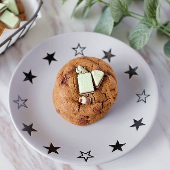 Mocha Mint Chip Cookies