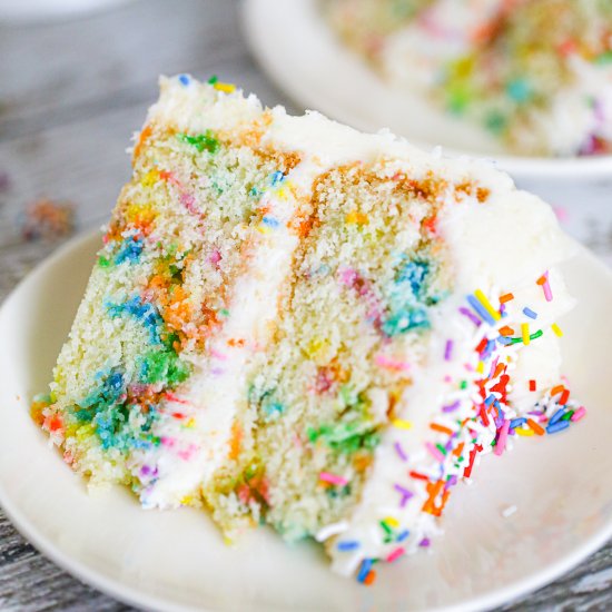 Rainbow Sprinkle Cake