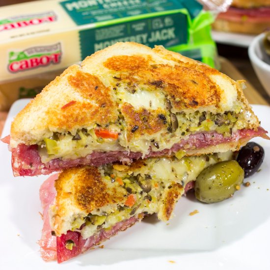 Muffaletta Grilled Cheese