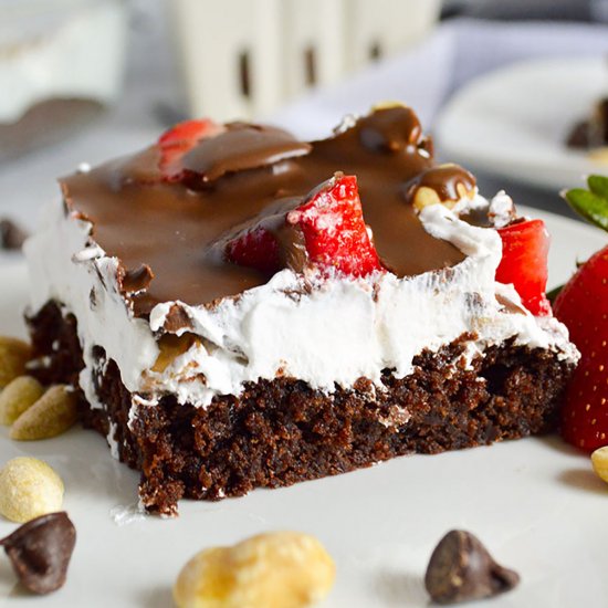 Strawberry Brownie Delight