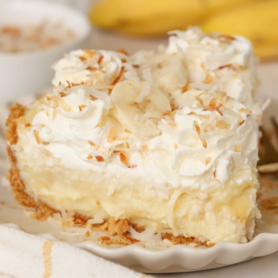 Coconut Banana Cream Pie