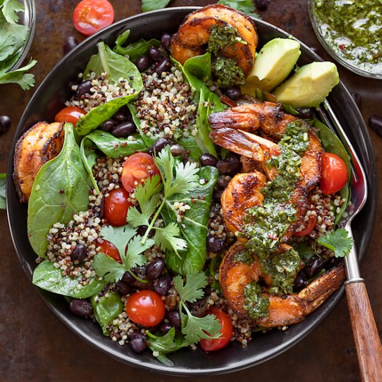 Chimichurri Shrimp Bowl