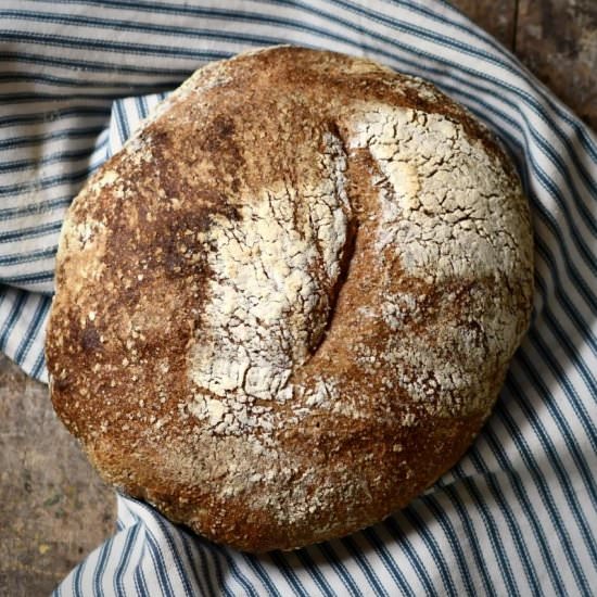 100% Whole grain sourdough bread