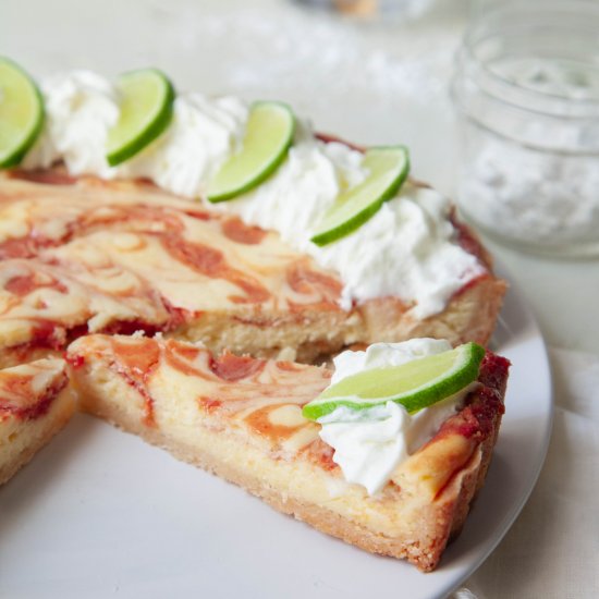 Guava Cheesecake Tart