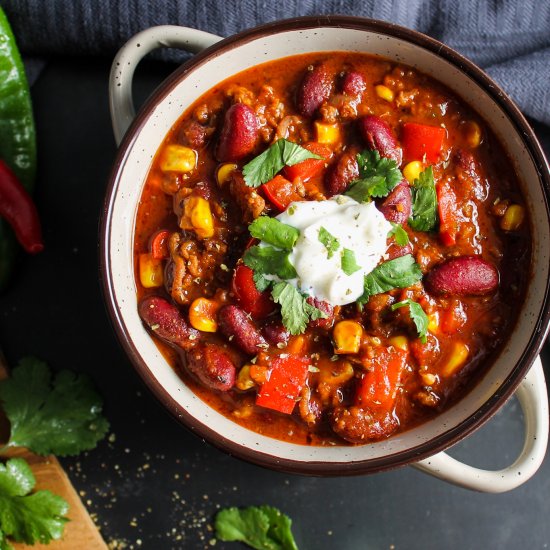 The Best Chili Recipe with Beans