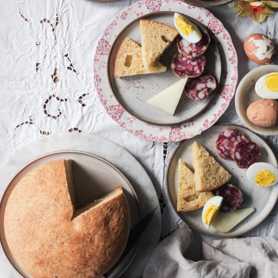 Italian Easter Cheese Bread recipe