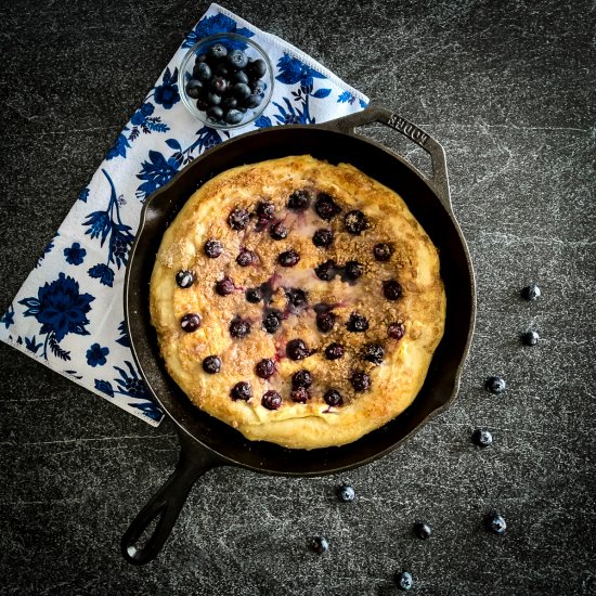 Blueberry Breakfast Pizza