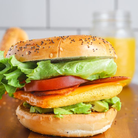 Vegan Breakfast Bagels