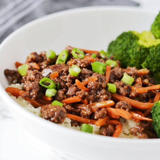 Korean Beef Bowls