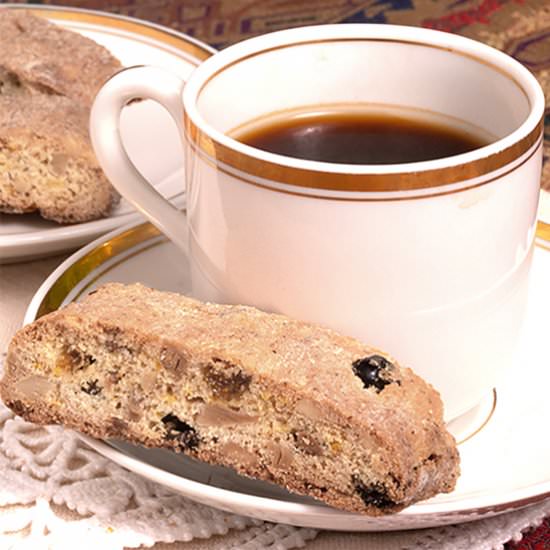 Almond And Raisin Biscotti