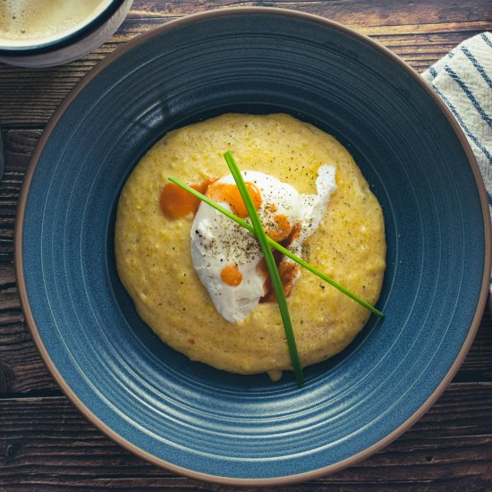 Cheesy Breakfast Polenta