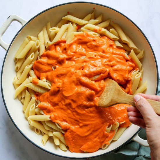 Vegan Vodka Sauce with Penne