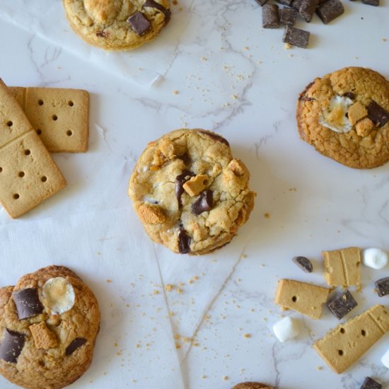 gluten free s’mores cookies