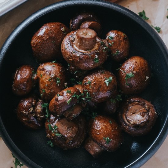 Roasted Mushrooms with Balsamic