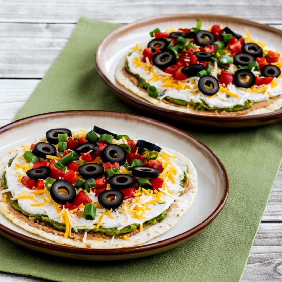 Seven Layer Dip Tostadas