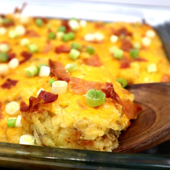 Twice Baked Potato Casserole