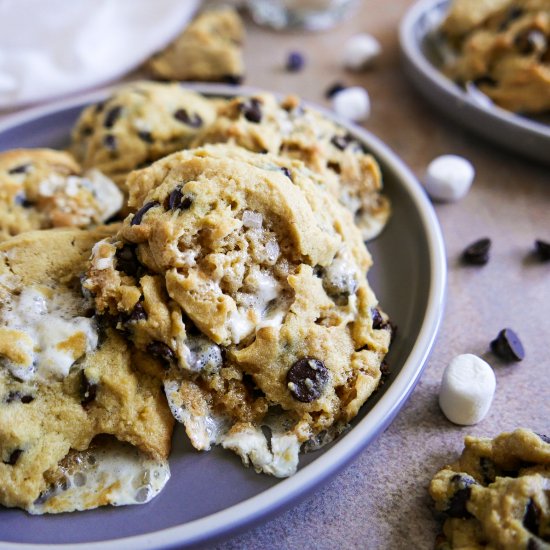 Marshmallow Chocolate Chip Cookies