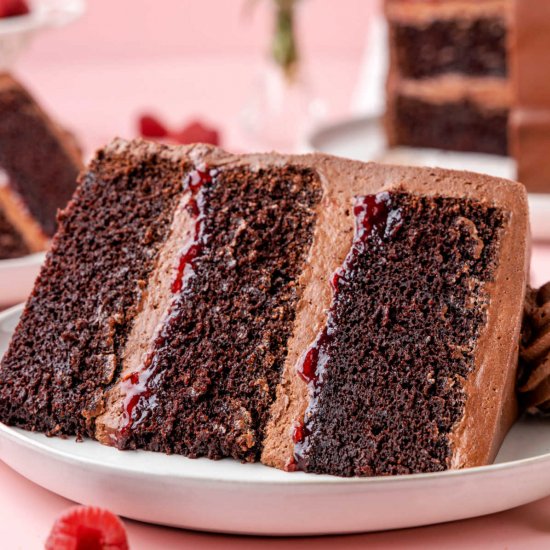 Chocolate Raspberry Cake