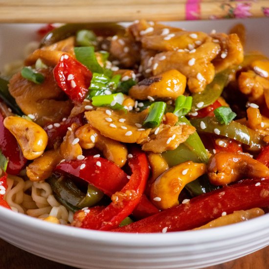 Chicken Cashew Stir Fry