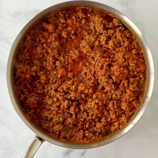 Homemade Meat Sauce