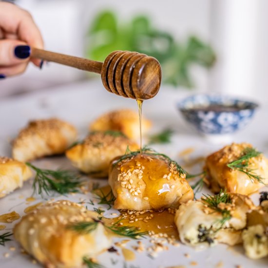 SPINACH & FETA FILO BITES