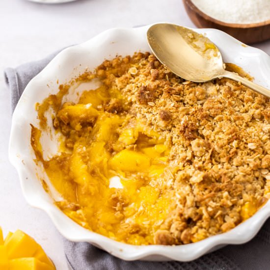 Coconut Mango Crumble