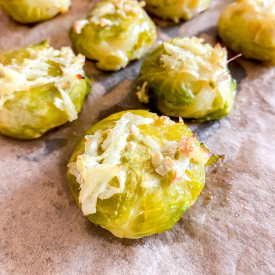 Ginger Brussels sprouts