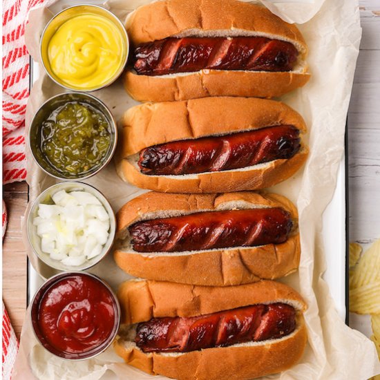 Air Fryer Hot Dogs