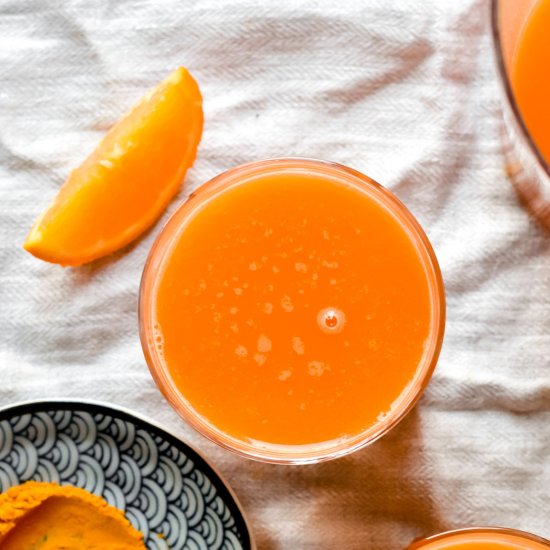 Carrot Orange and Ginger Juice