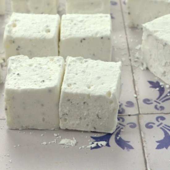 Vanilla Marshmallows with Chia Seed