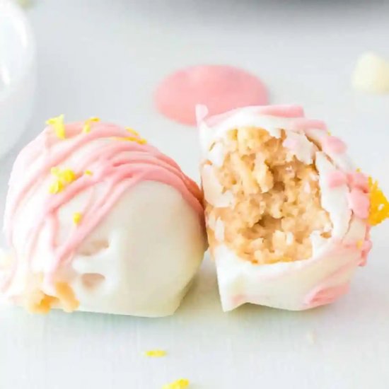 Strawberry Lemonade Truffles