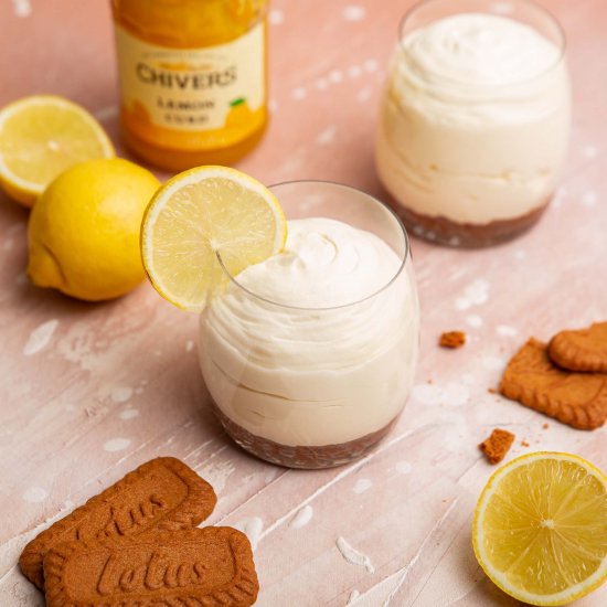 Lemon Curd Mousse & Biscoff Crumble