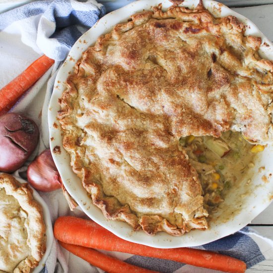 Veggie-Loaded Turkey Pot Pie