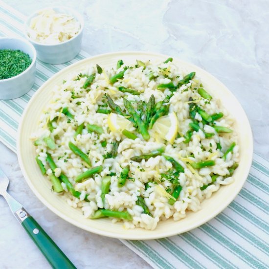 Lemon Asparagus Risotto